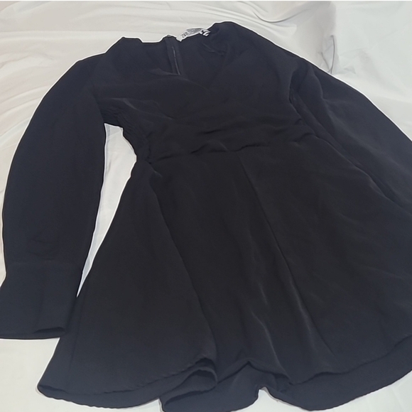 Zara Black Long Sleeve Dress - Picture 1 of 4